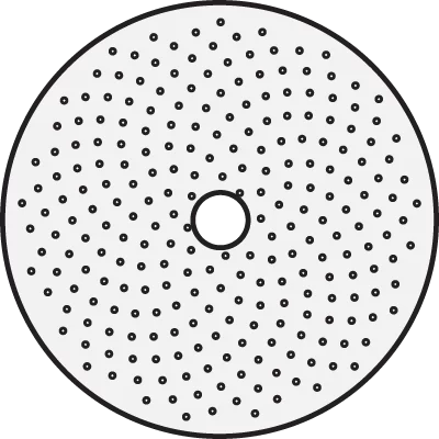 Abrasive Multi-Hole Disk Diagram