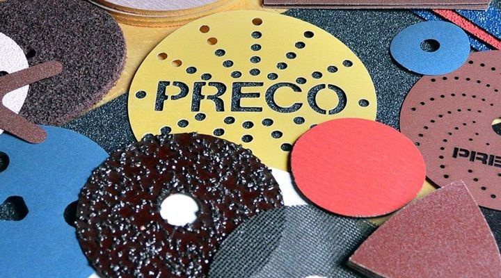Laser cut abrasive discs and sheets