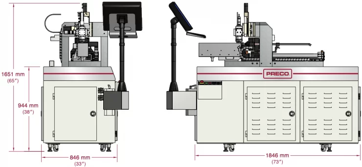 RT1000 small tube laser cutting machine