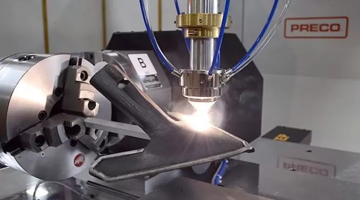 Welding with a laser 