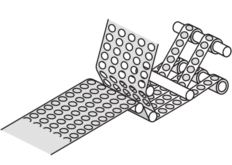 Abrasive Material Output Handling Stick-on Discs