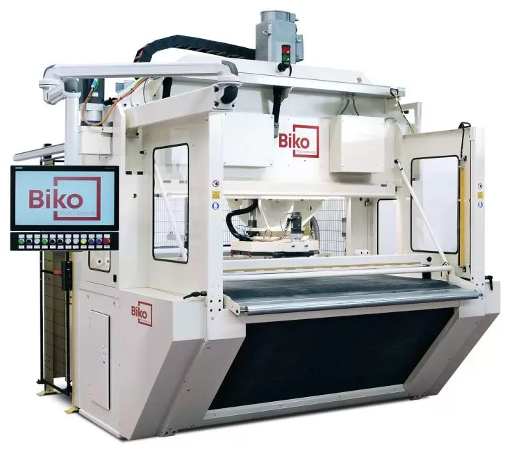 Biko EDP-W traveling head flatbed die cutter